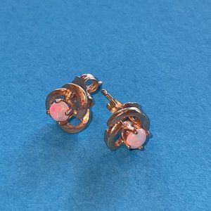 Women's Gold Opal Earrings